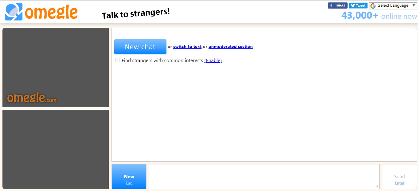 Omegle chat online